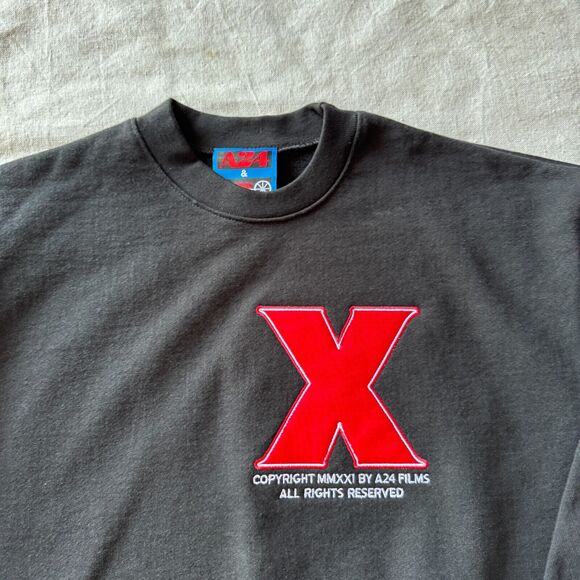 Online Ceramics A24 Haunted Wagon X World of Sin Horror Film Sweatshirt Medium - Picture 2 of 8